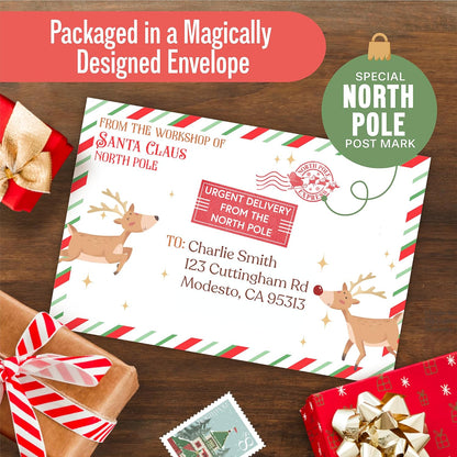 Deluxe Personalized Letter From Santa Set