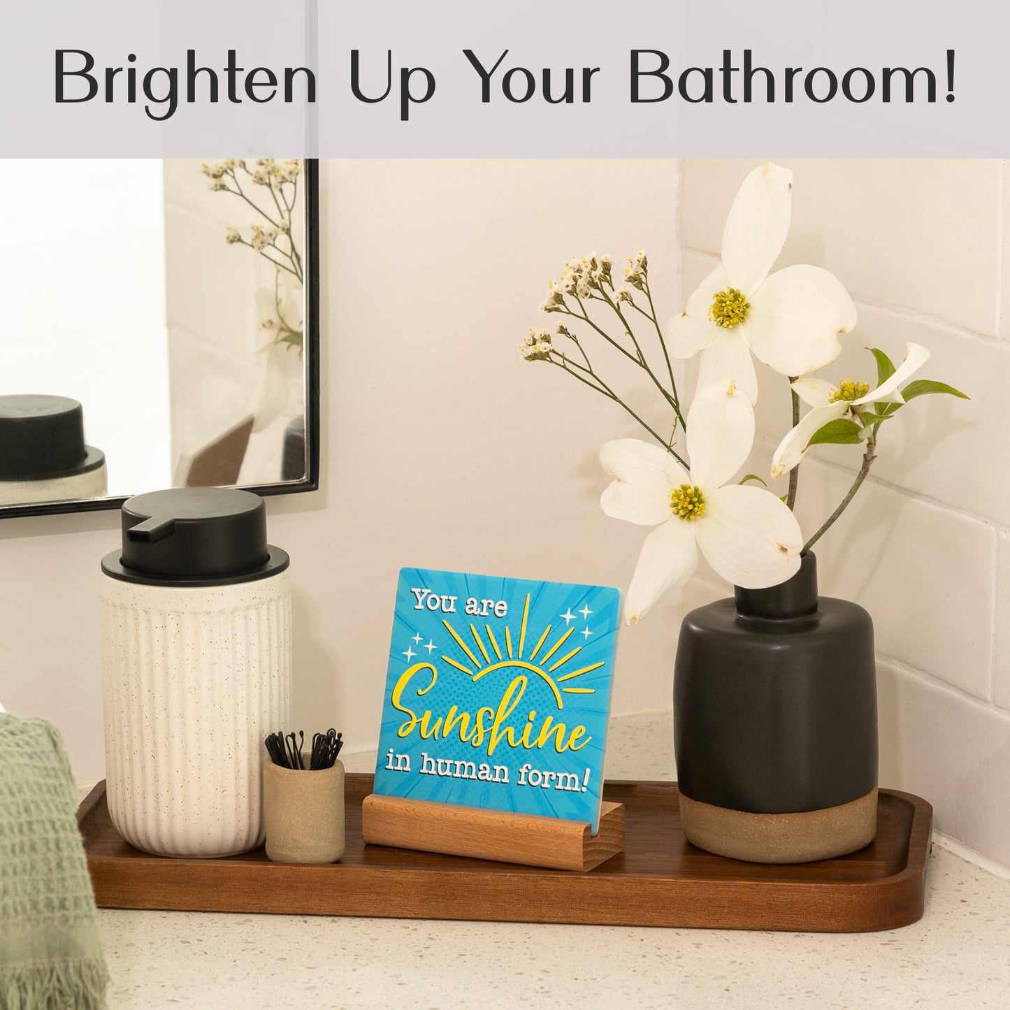 Uplifting Sunshine Display Plaque