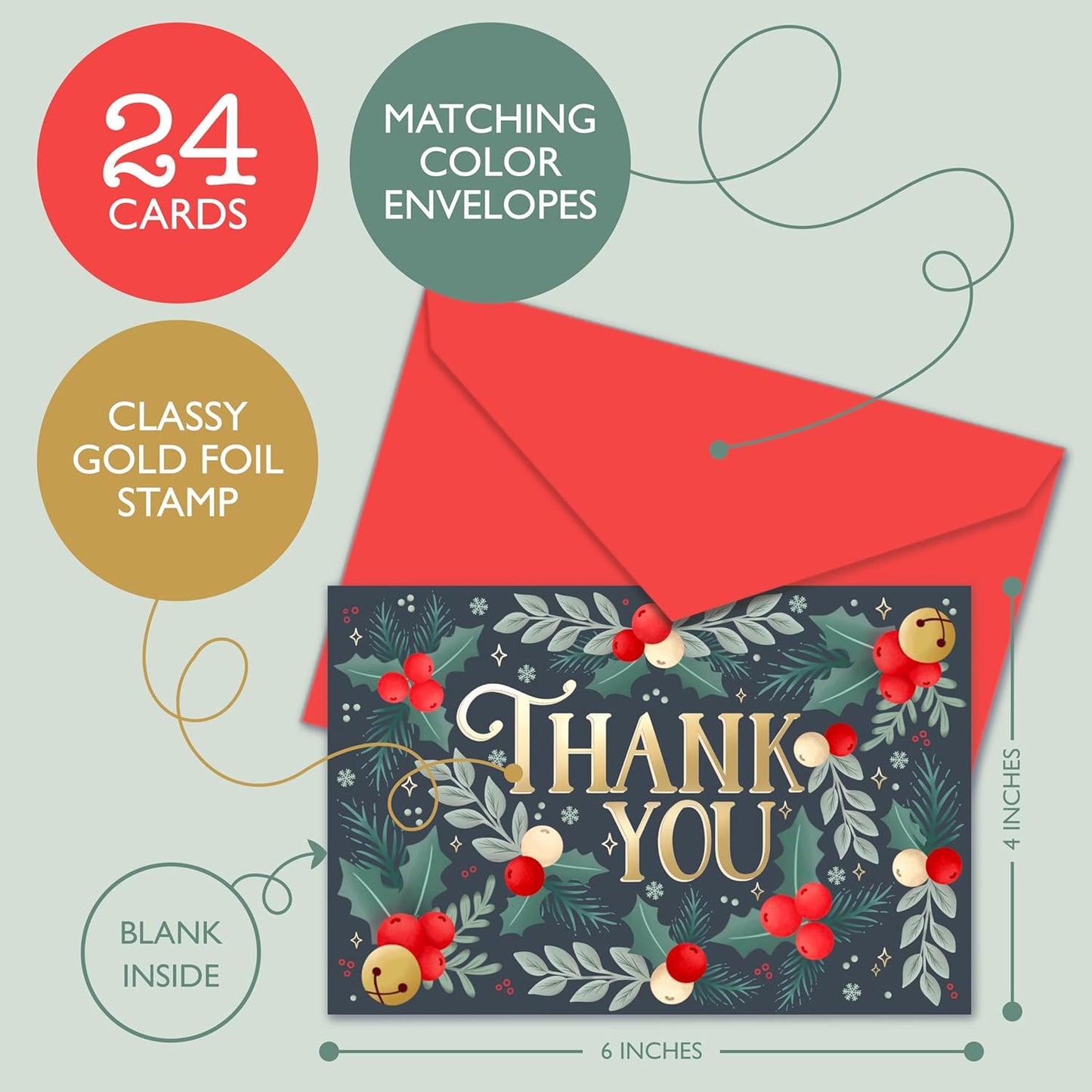 Christmas Thank You Cards