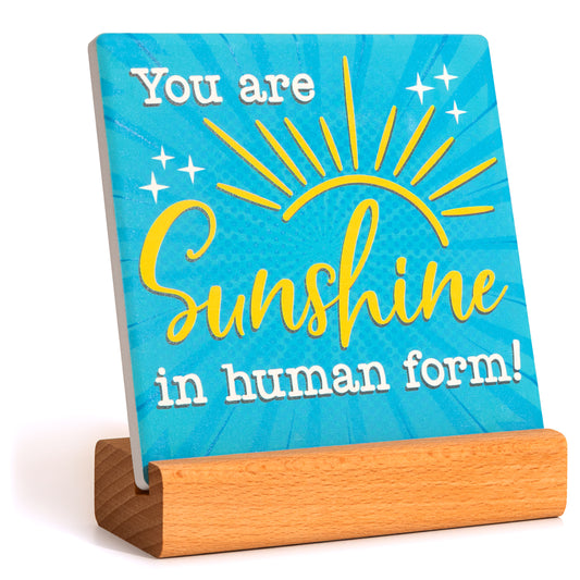 Uplifting Sunshine Display Plaque