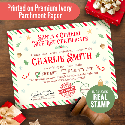 Deluxe Personalized Letter From Santa Set